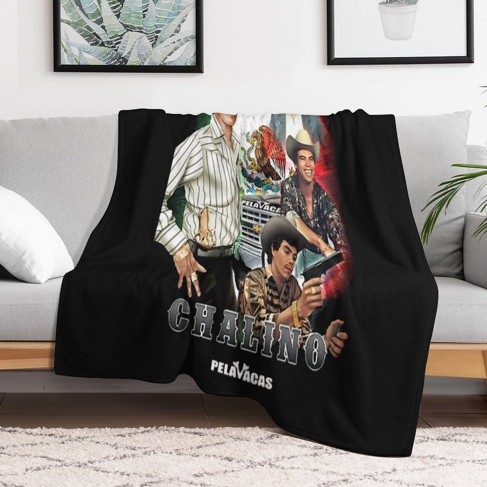 Chalino Mexican Singer #07 Shrink-resistant Throw Blanket