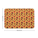 Lovely Ladybugs  Easy Maintenance Bath Mat