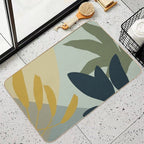 Modern Tropics Abstract Art Design  Versatile Bath Mat