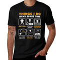 Barbecue Grilling Party Things I Do In My Spare Time BBQ  Fade-proof Color T-Shirt