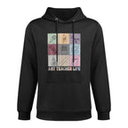 Funny Art Teacher Life Retro Groovy Teaching Future Artists Unisex Design Hoodie