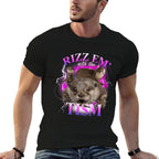 Autism Funny Rizz Em With The Tism Meme Autistic Otter  Vintage-inspired T-Shirt