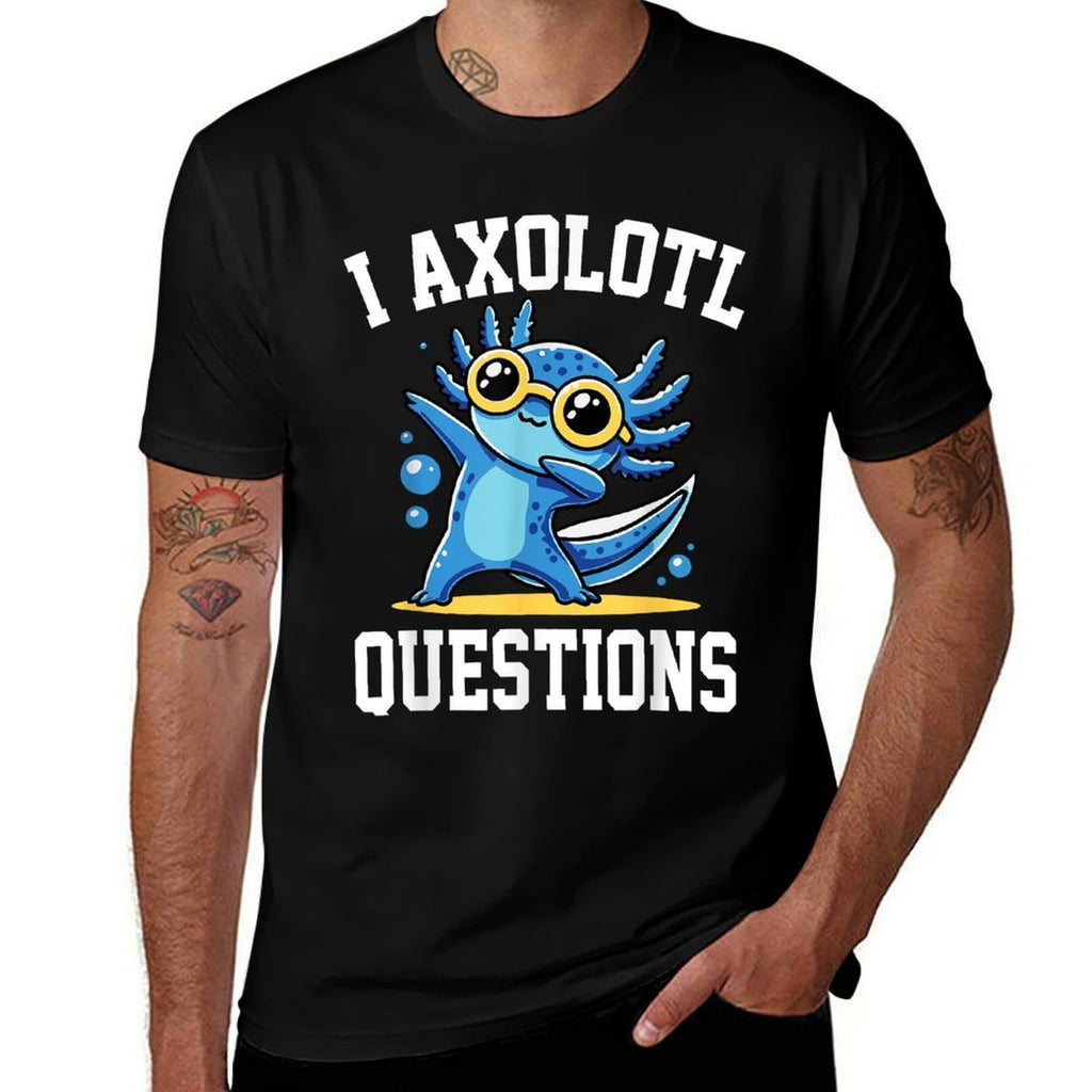 Funny I Axolotl Questions Kids  Relaxed-fit T-Shirt