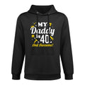 Dad 40th Birthday My Daddy Is 40 And Awesome 40th Birthday Medium-Weight Fabric Hoodie