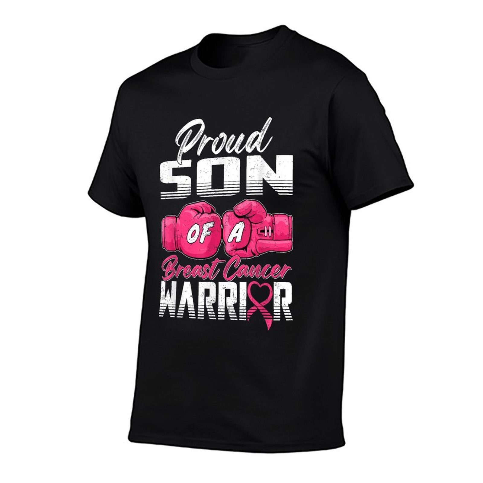 Proud Son Of A Breast Cancer Warrior Breast Cancer Survivor  Soft T-Shirt