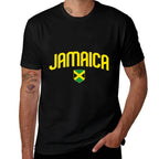 Jamaica Jamaican Vintage Athletic Throwback Souvenir  Tagless Design T-Shirt