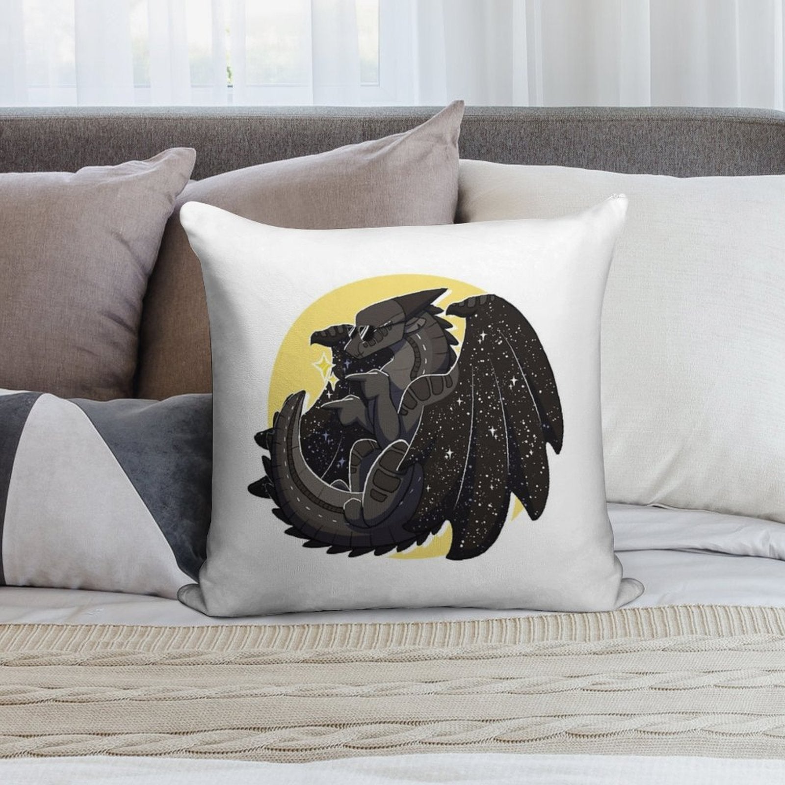 Deathbringer Soft Warmth Comfort Throw Pillow