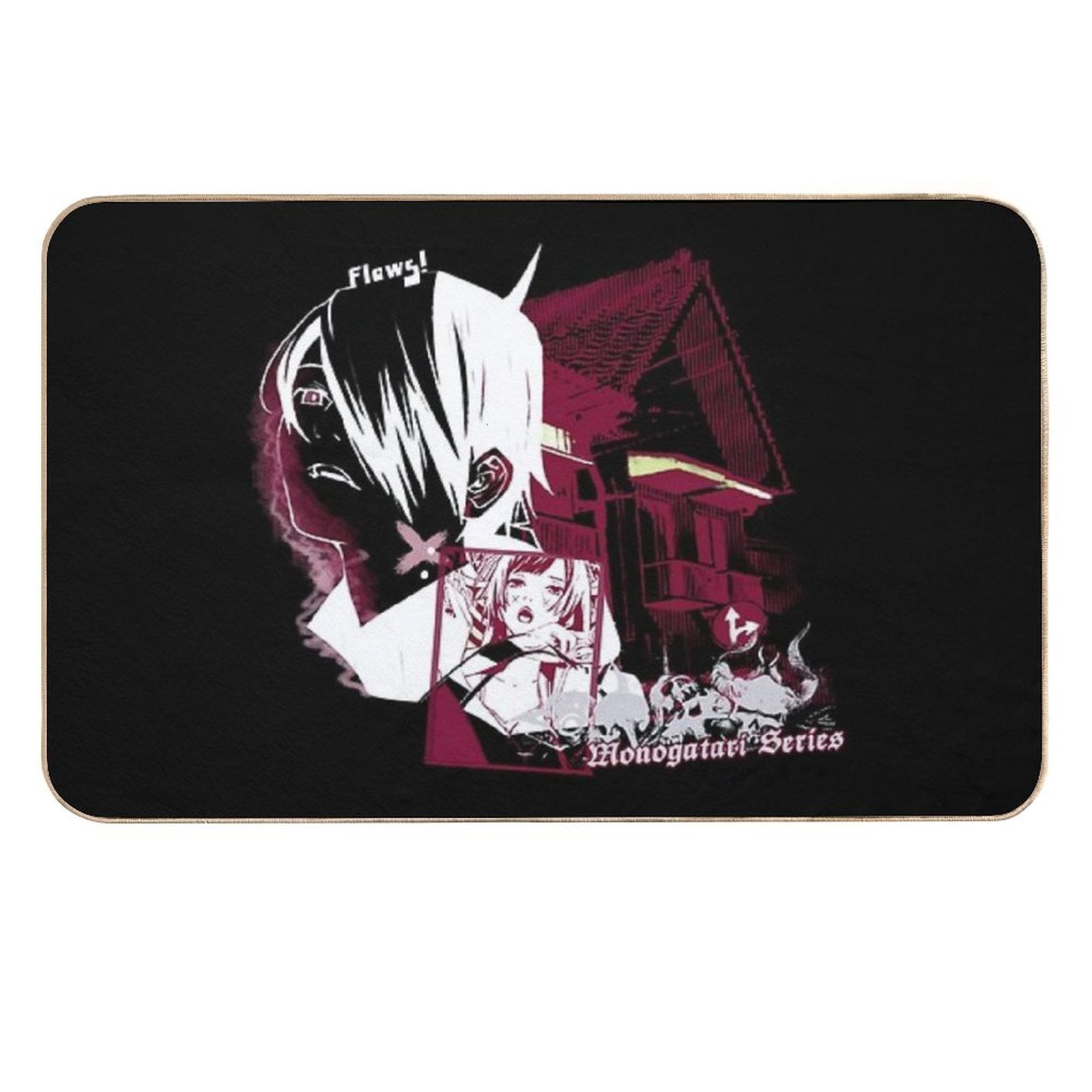 Monogatari Series ''ROUTE X'' V1  Absorbent Bath Mat