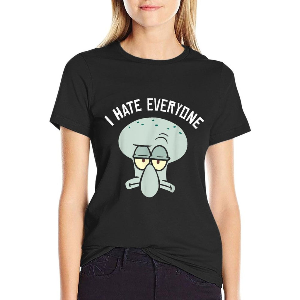 SpongeBob SquarePants Squidward I Hate Everyone  Classic T-Shirt