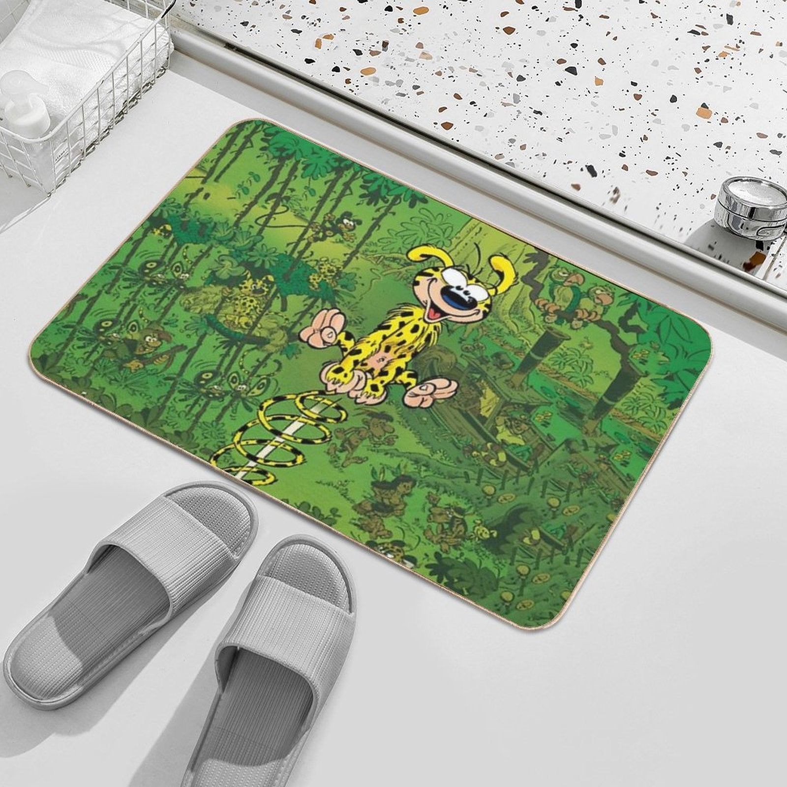 Marsupilami Spring Original  Odorless Bath Mat