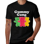 Miftees Kids Unisex Black Cotton 60 Polyester 40 Funny Gummy Bear  Moisture-wicking T-Shirt