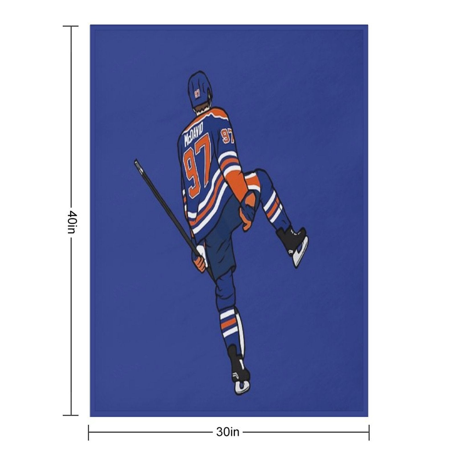Connor McDavid Celebration Multi-functional Throw Blanket