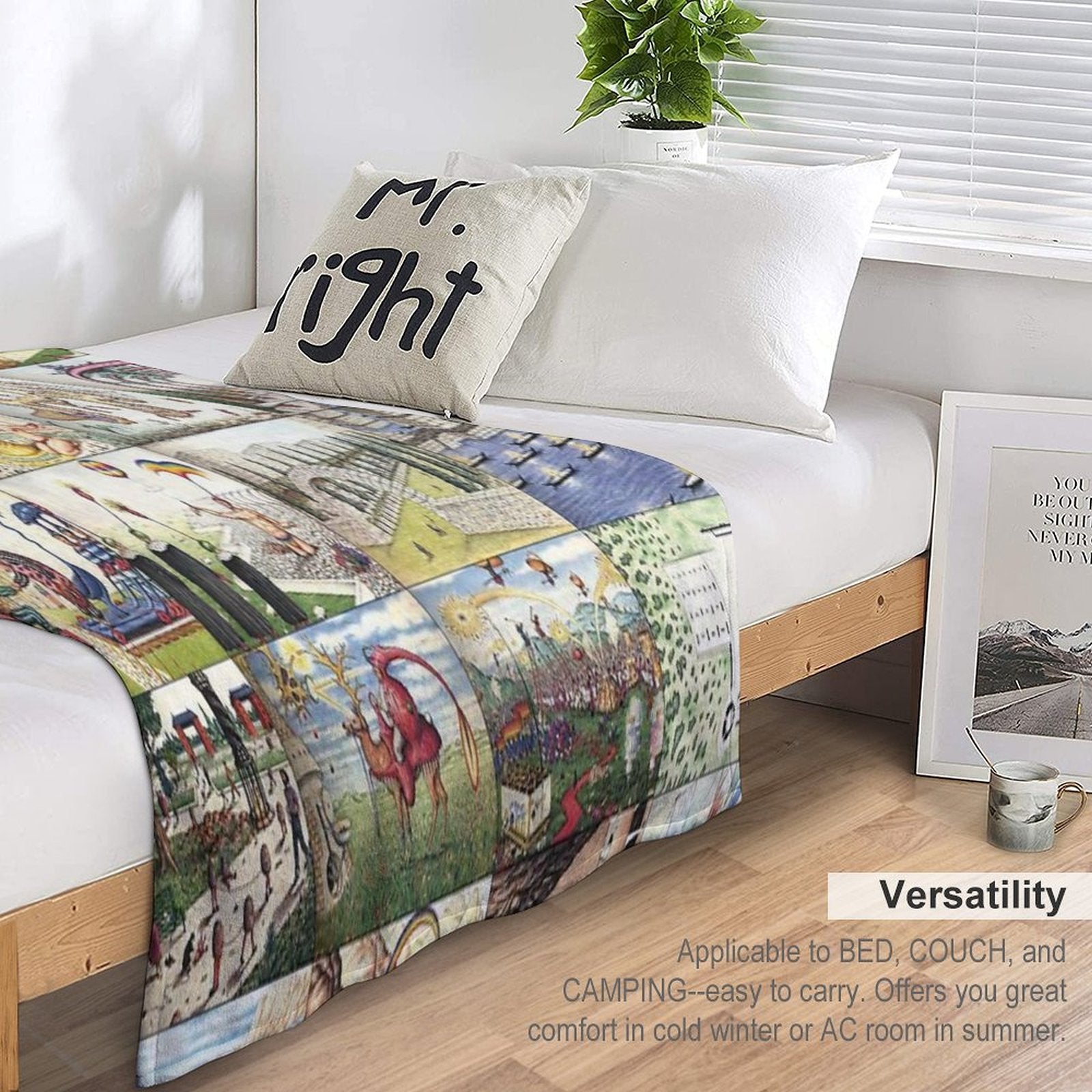 Codex Seraphinianus Velvety-soft Throw Blanket