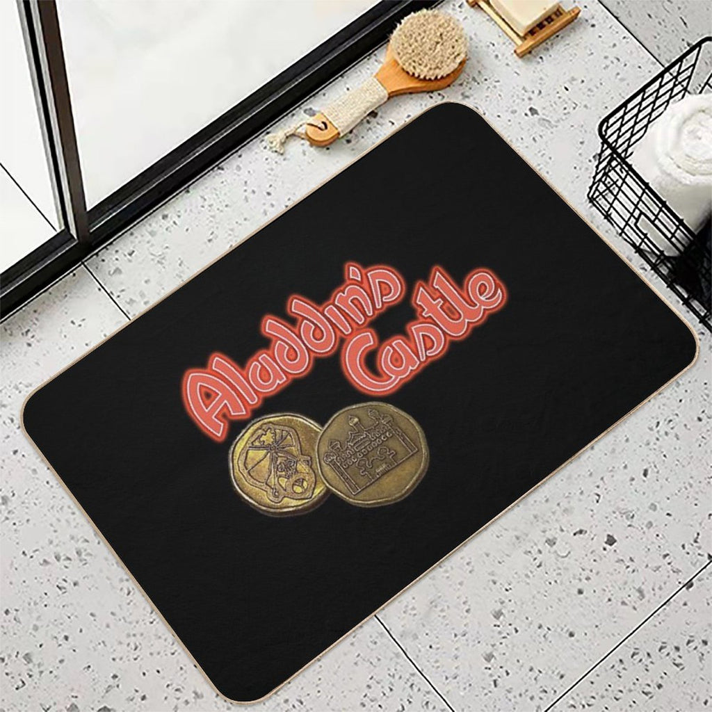 Aladdin's Castle Tokens  Absorbent Bath Mat