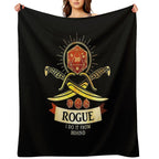 Rogue I Do It From Behind Travel-friendly Throw Blanket