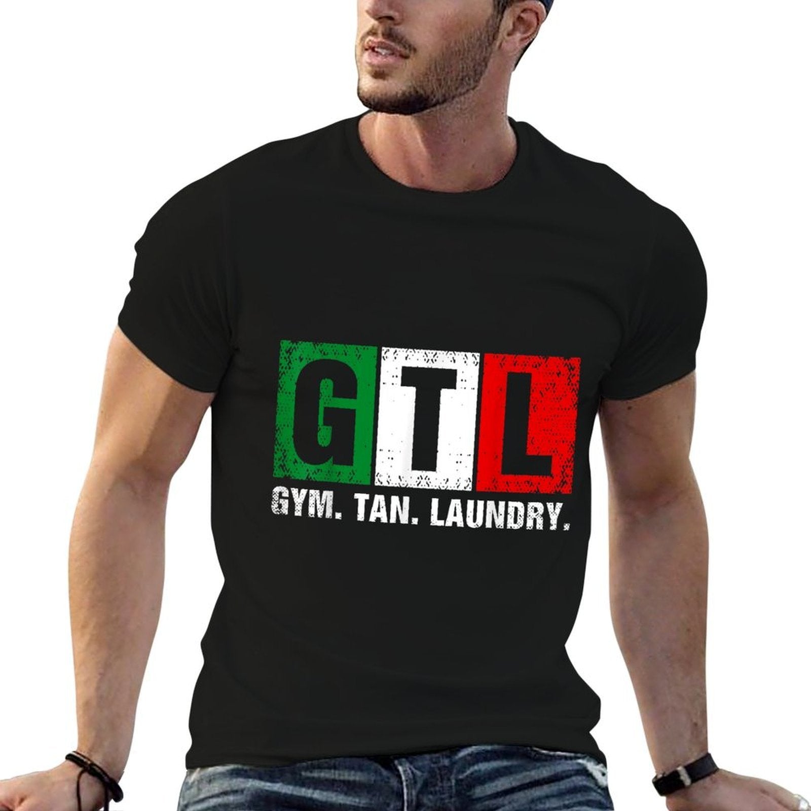 GTL Gym Tan Laundry Italian  Vintage-inspired T-Shirt