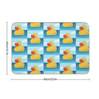 Yellow Rubber Duck  Easy Maintenance Bath Mat
