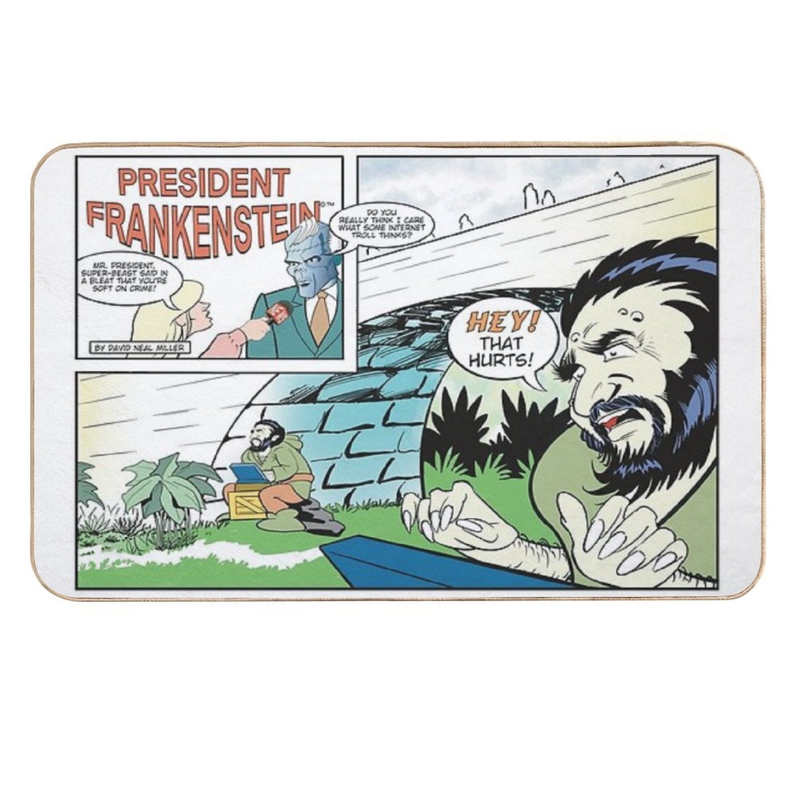 President Frankenstein - Internet Trolls  Versatile Bath Mat