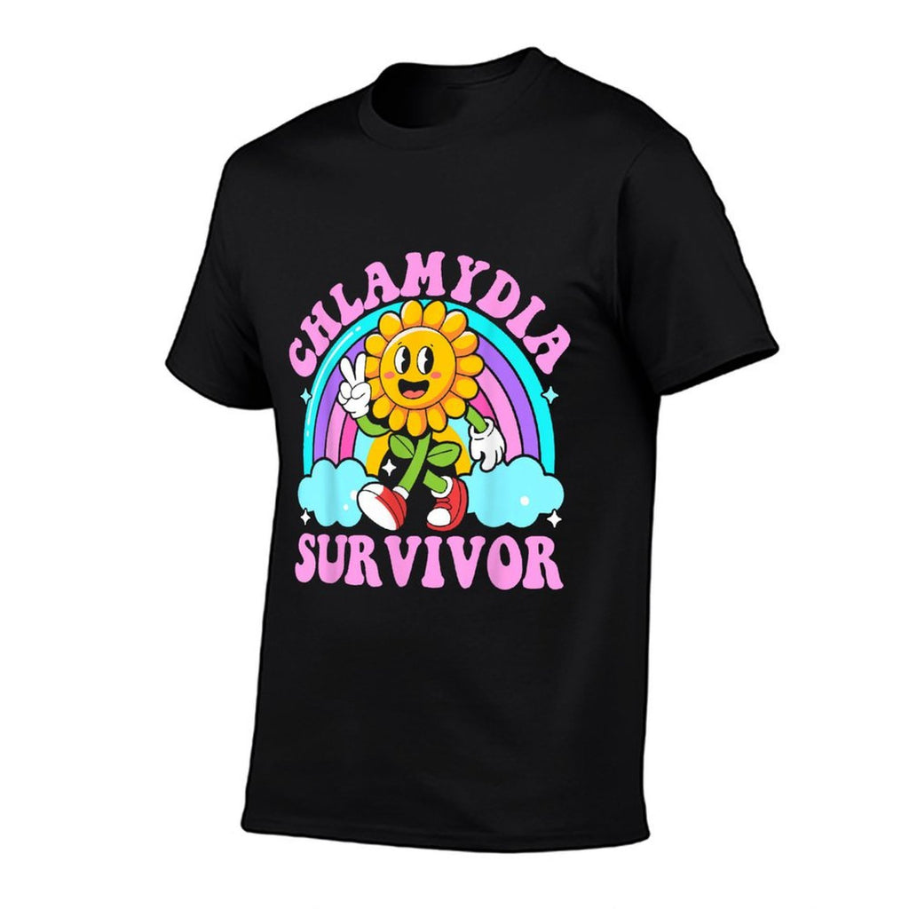 Chlamydia Survivor Funny Sarcastic Meme Y2K Embarrassing  Odor-resistant T-Shirt