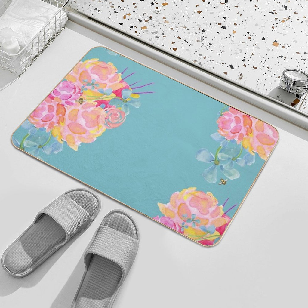 Busy Bee-ing!  Absorbent Bath Mat