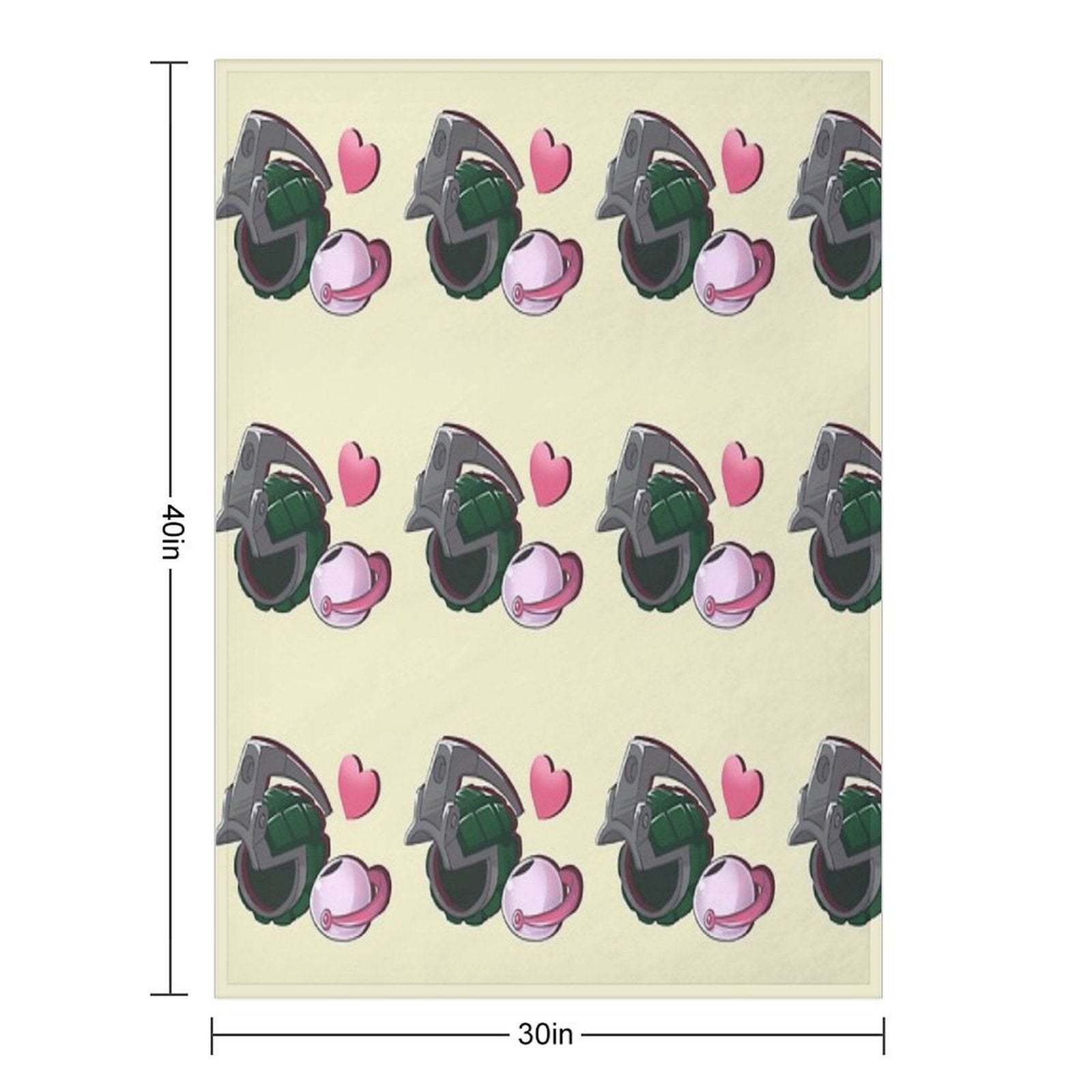 Kacchako Gauntlets Wrinkle-free Throw Blanket