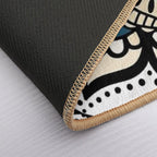 Turkish Floral Paisley Pattern  Stain-Proof Bath Mat