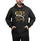 65 Year Old Birthday King Husband 65th B-Day Family Matching Pilling-Resistant Hoodie