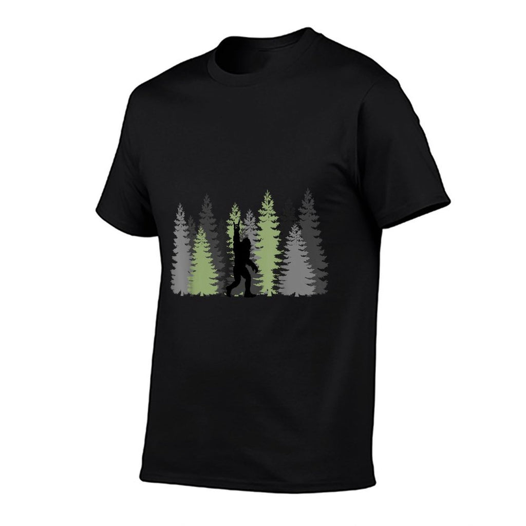 Bigfoot In The Forest Funny Sasquatch Bigfoot  Vintage-inspired T-Shirt