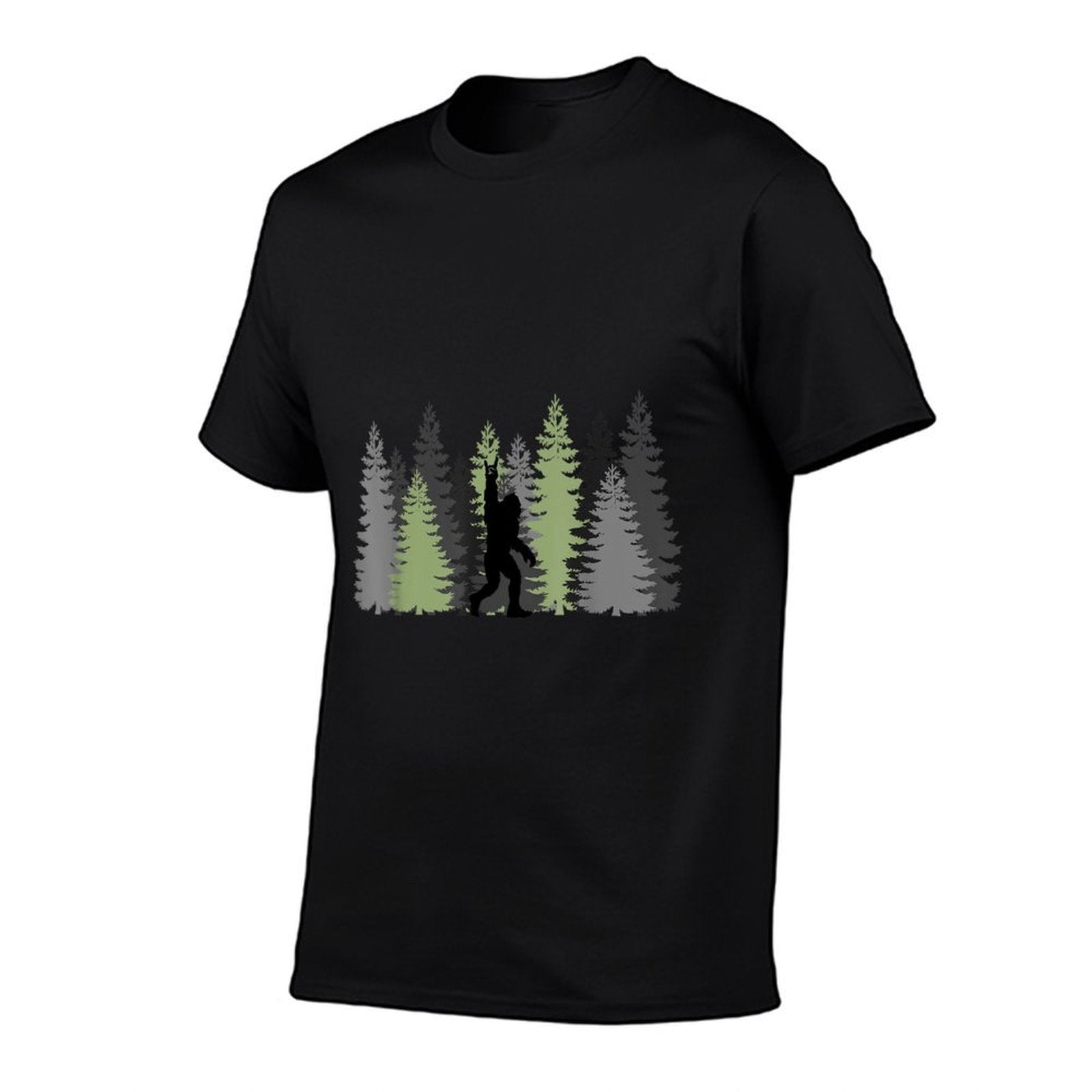 Bigfoot In The Forest Funny Sasquatch Bigfoot  Vintage-inspired T-Shirt