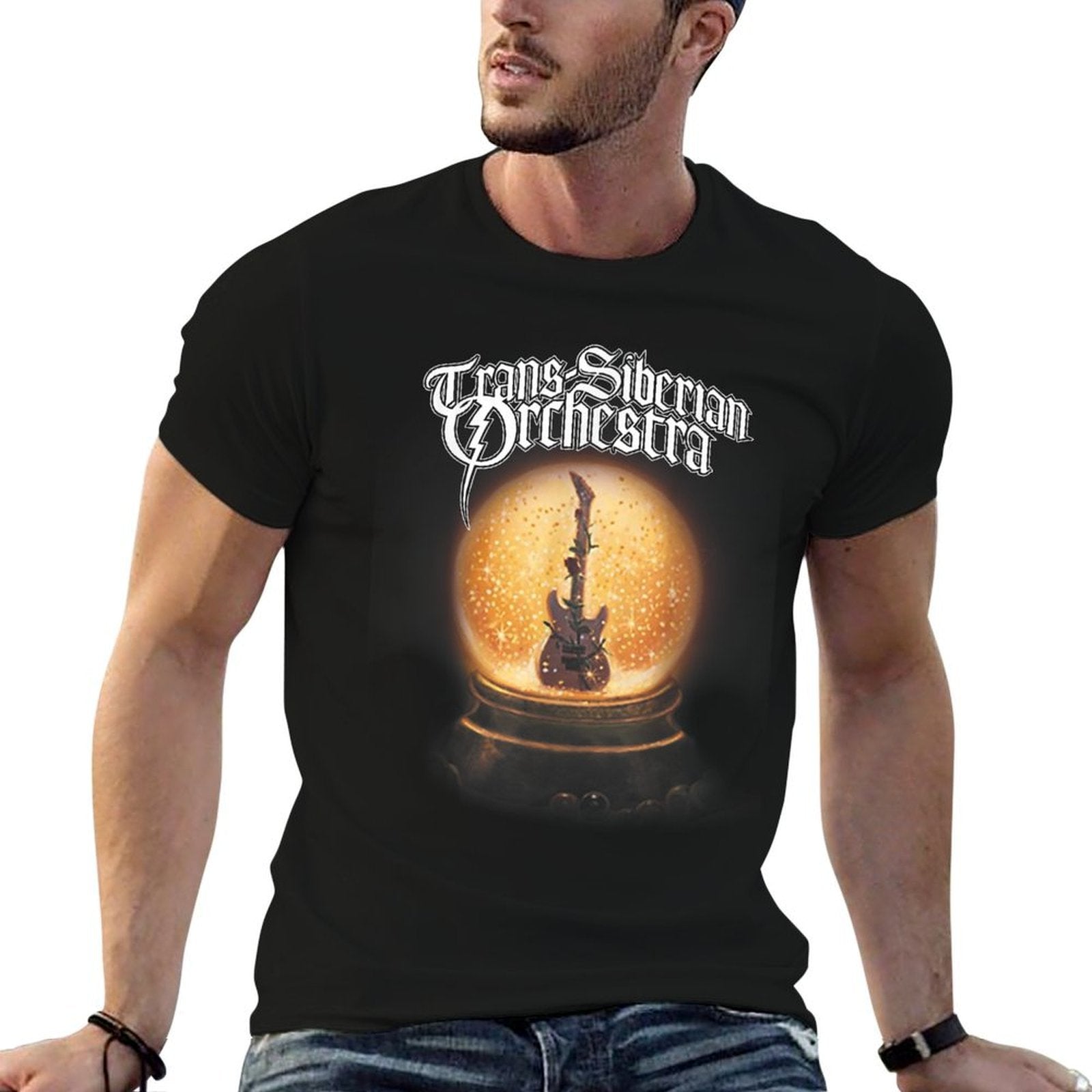 Trans-Siberian Orchestra Official Black for Unisex-Kids, Girls;, Crew Neck, Small  Relaxed-fit T-Shirt