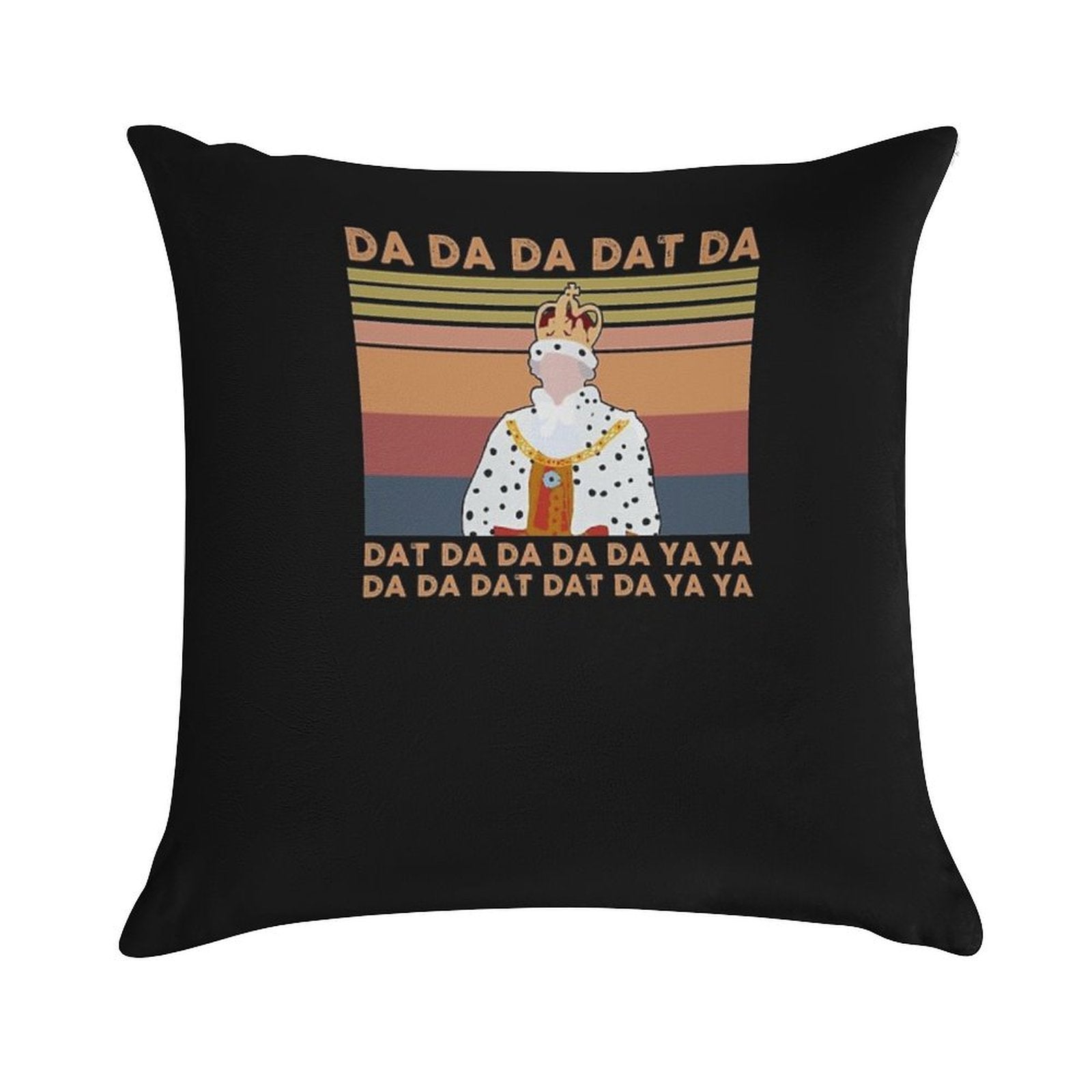 Hamilton King-George Chorus Da Da Da Dat Da Vintage Soft Skin-Friendly Throw Pillow
