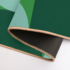 Bauhaus No 8 Retro Stylish Poster Design  Eco-Friendly Bath Mat