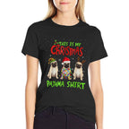This Is My Christmas Pajama Pug Dog Funny Xmas  Eco-friendly Material T-Shirt