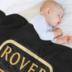 Rover Vintage Car British Lightweight Throw Blanket