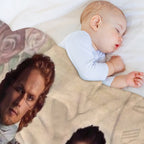 Jamie And Claire FraserOutlander Wedding Eco-conscious Throw Blanket