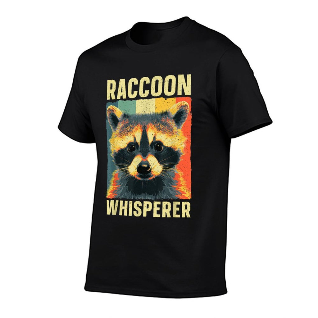 Cute Raccoon Design For Men Women Kids Racoon Lover Raccoon  Eco-friendly Material T-Shirt