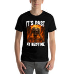 Funny Skeleton Meme Flames Its Past My Bedtime Ironic Tired  Versatile T-Shirt