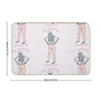 Backwards Pants  Repositionable Bath Mat