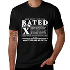 Funny Rated Gen X Generation X 80s Kid Humor  Slim-fit Cut T-Shirt