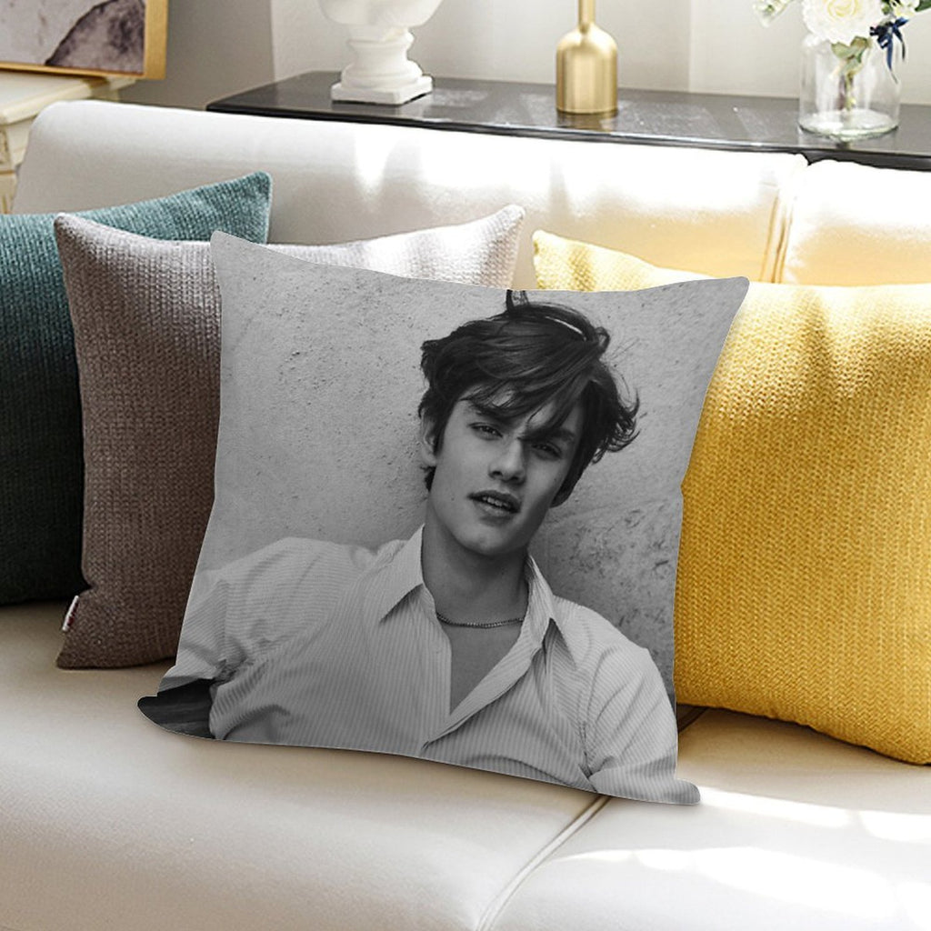 Louis Partridge Gift Soft Skin-Friendly Throw Pillow