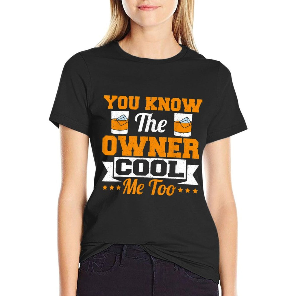 I Know The Owner Too Intoxicologist Cocktail Lover Bartender  Moisture-wicking T-Shirt