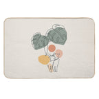 Cat And Plant 36  Multi-Purpose Bath Mat