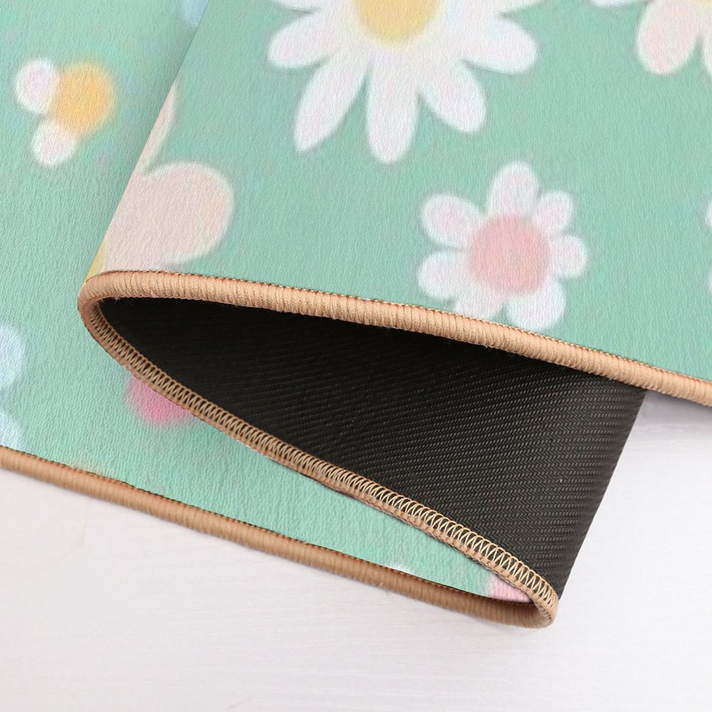 Ditsy Print Summer  Easy To Clean Bath Mat