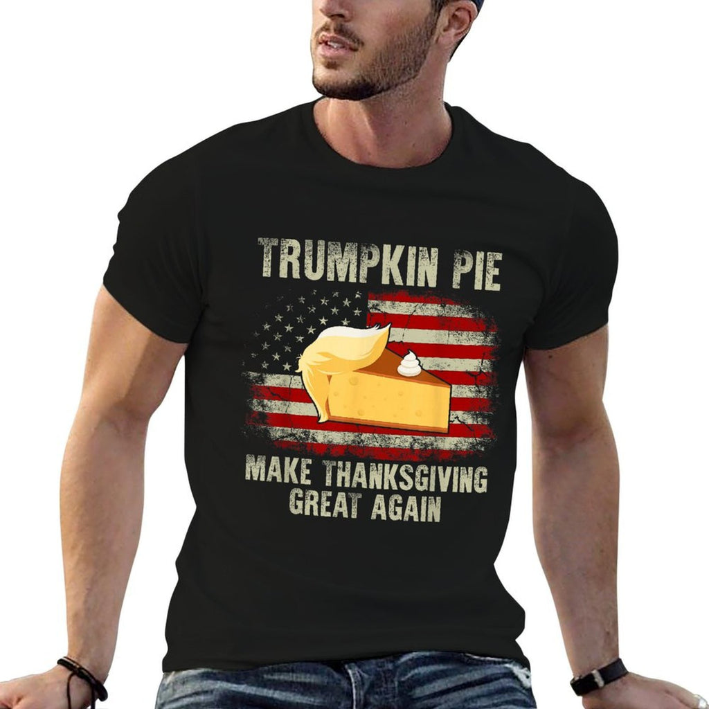 Vintage USA Trumpkin Pie Make Thanksgiving Great Again  Versatile T-Shirt