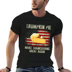 Vintage USA Trumpkin Pie Make Thanksgiving Great Again  Versatile T-Shirt