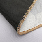 Vintage Moose in Bathtub  Pet-Safe Bath Mat