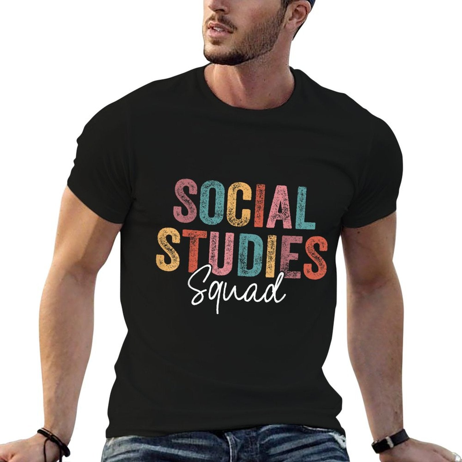 Social Studies Squad Back To School Appreciation Comfortable T-Shirt