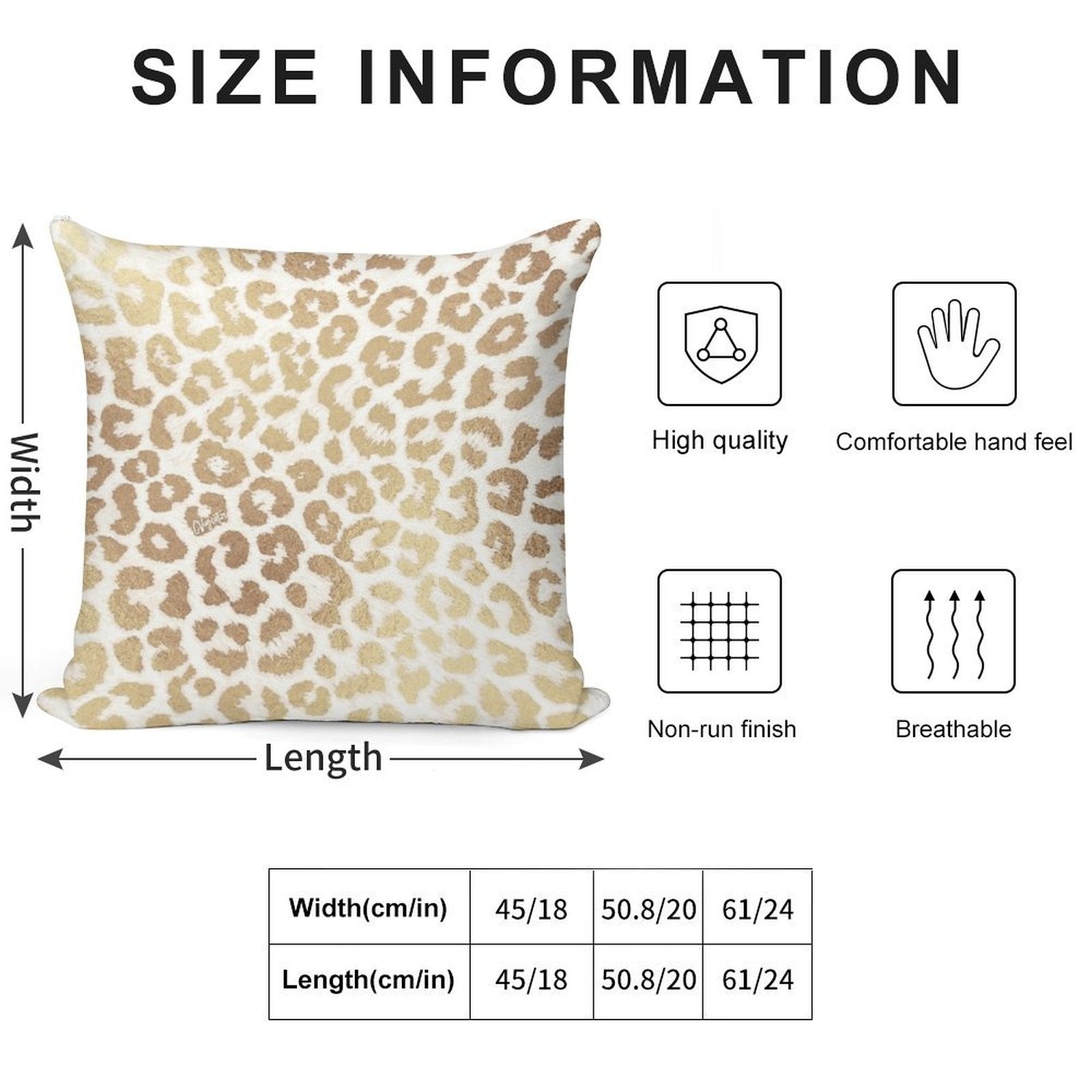 ReaL LeOpard - Greek Ancient Gold Soft Multiple Sizes Throw Pillow