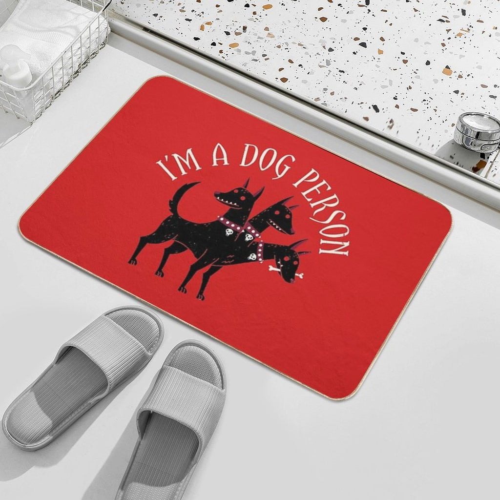 Dog Person  Anti-Trip Bath Mat