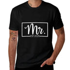 Mr. Est. 2025 Just Married Wedding Hubby Mr  Mrs Gifts  Affordable Price T-Shirt